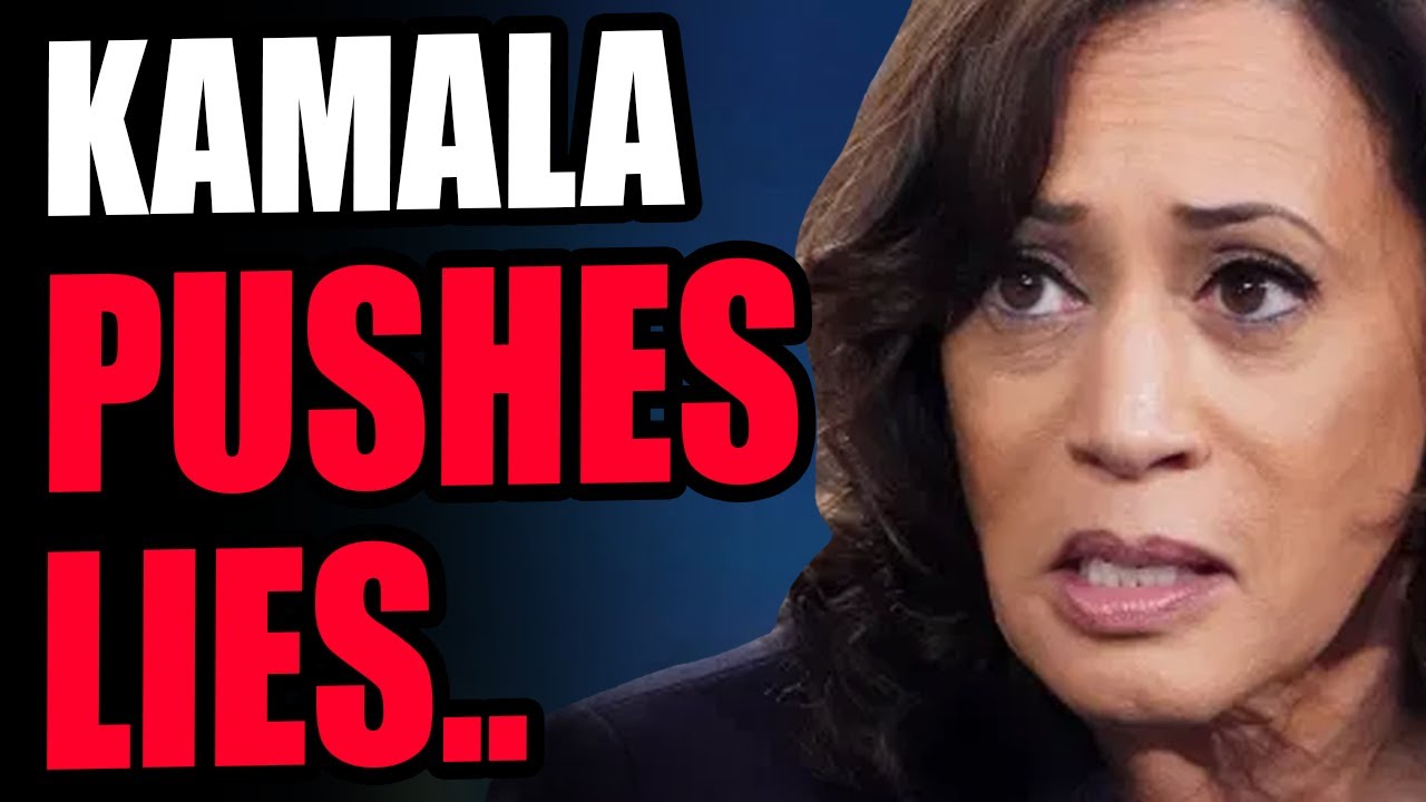 Kamala LIES To Push Democrat Narrative WITHOUT EVIDENCE... The ...