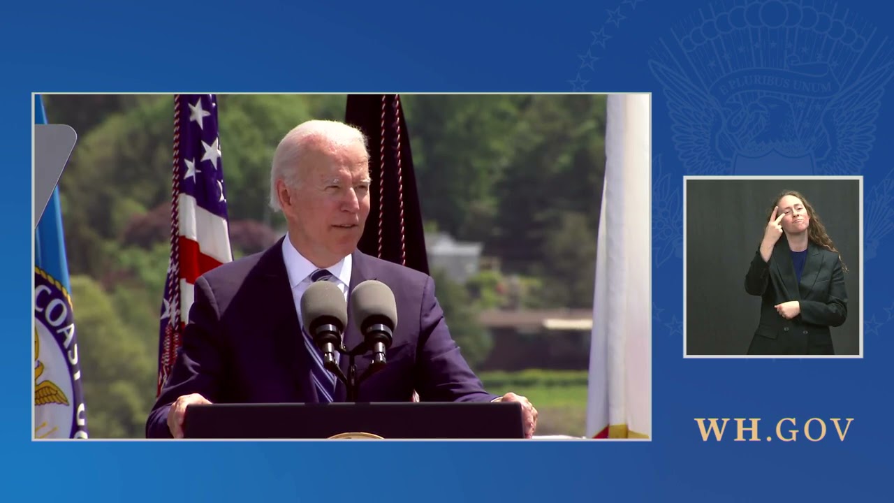 President Biden Participates In The U.S. Coast Guard Academy’s 140th ...