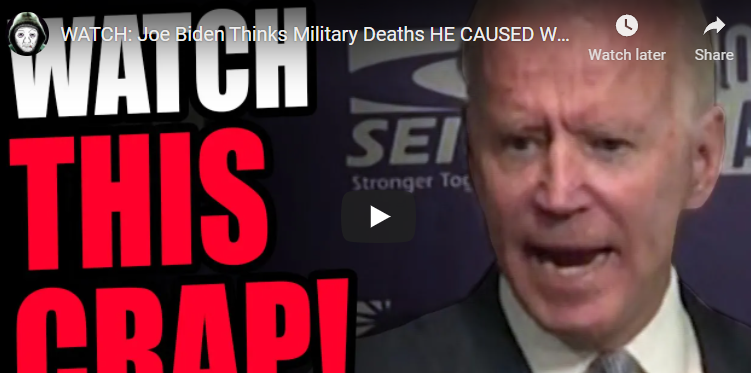 WATCH: Joe Biden Thinks Military Deaths HE CAUSED Were “Inevitable”… What A GARBAGE President - Whatfinger News' Choice Clips