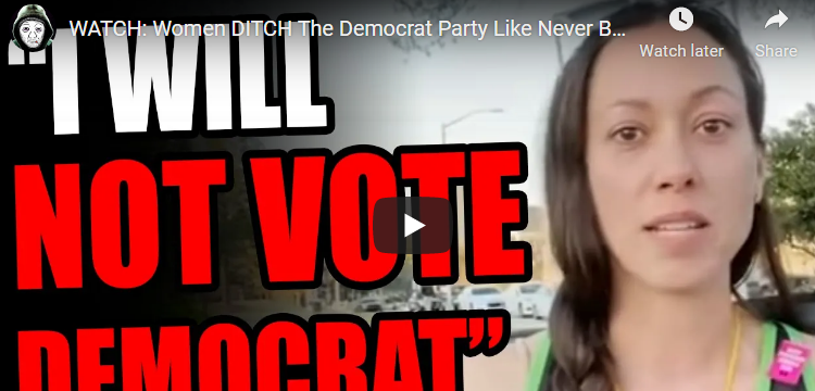 Women DITCH The Democrat Party Like Never Before!! This Is HUGE ...