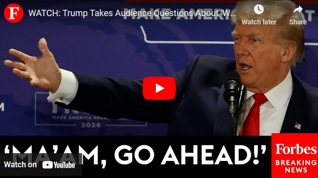 Trump Takes Audience Questions About ‘Wokeness,’ Education, And Advice ...