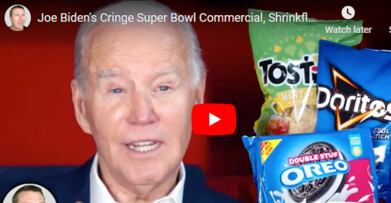 biden super bowl shrinkflation video